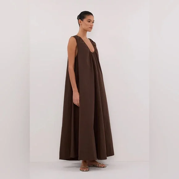 DISSH Gabby Brown Maxi Dress - Picture 3 of 11